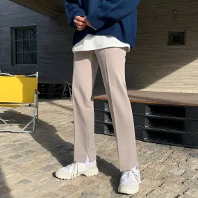 Straight slim slacks or1899