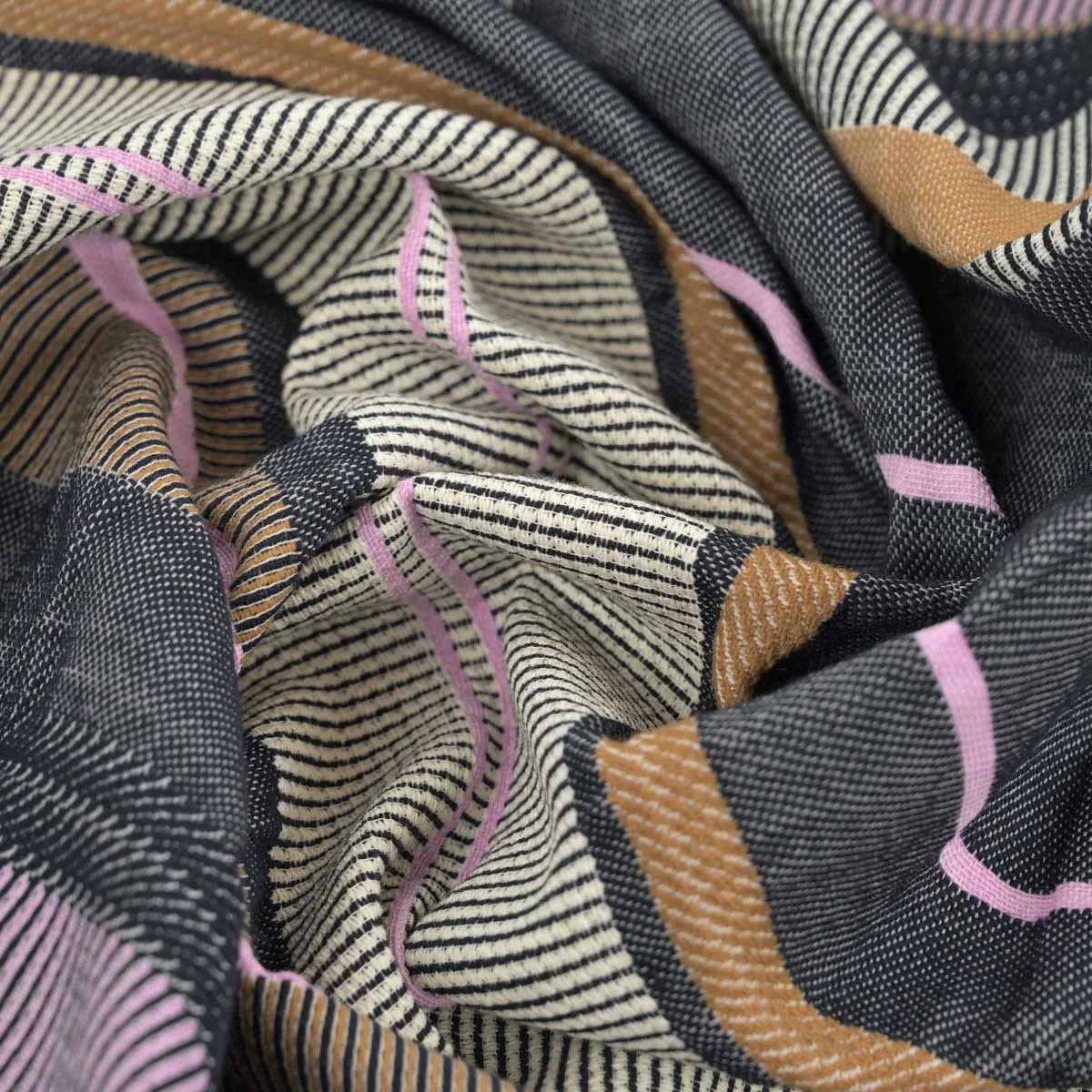 Stripped Jacquard Fabric 3195