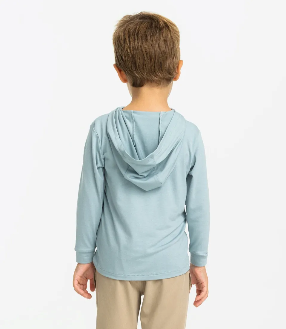 Toddler Bamboo Shade Hoody Ocean Mist