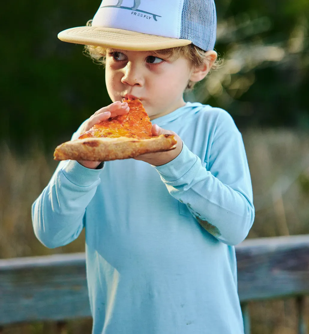 Toddler Bamboo Shade Hoody Ocean Mist