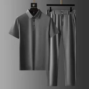Vera | Button-Up Polo Two-Piece Set