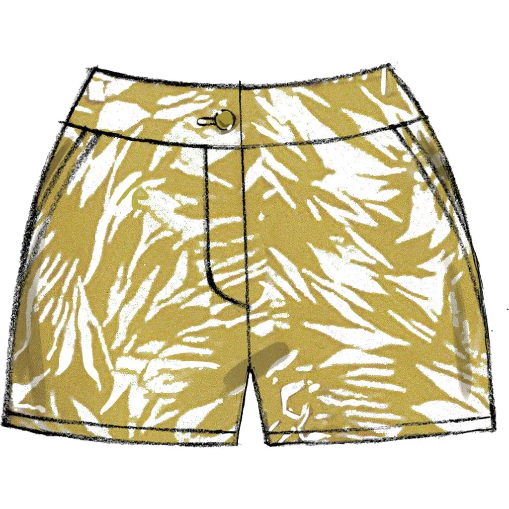 Vogue Pattern V9008 Misses' Shorts