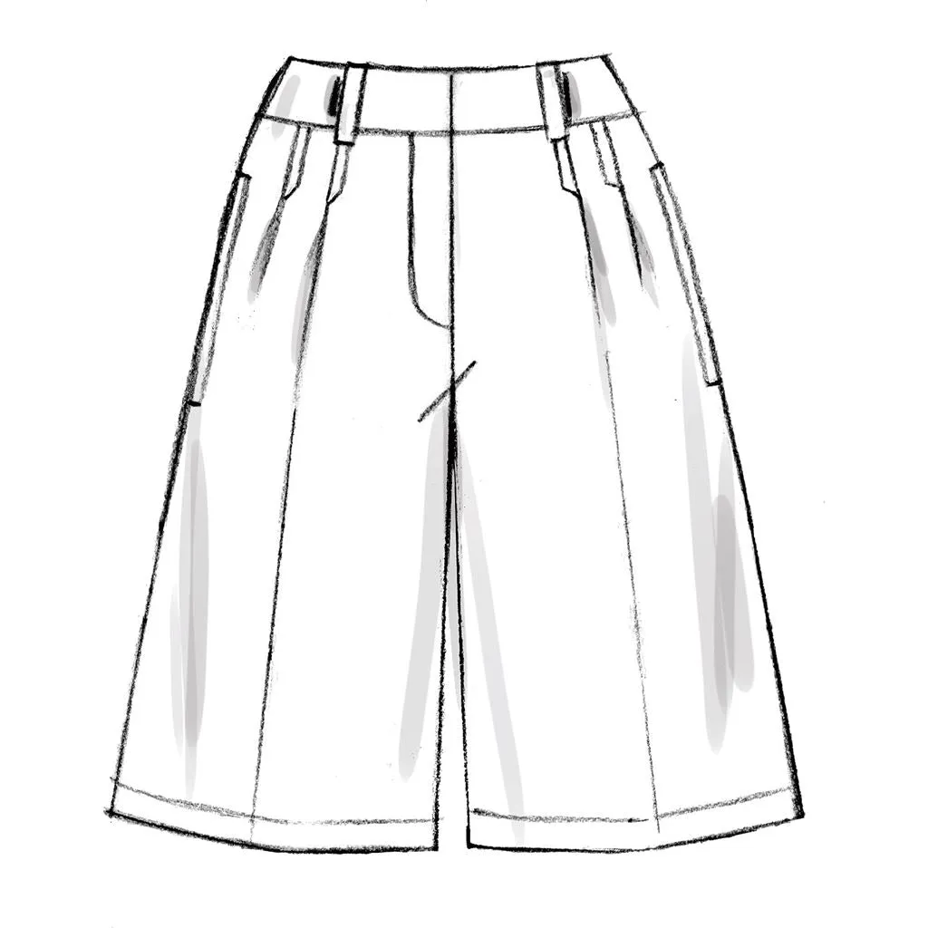 Vogue Pattern V9008 Misses' Shorts