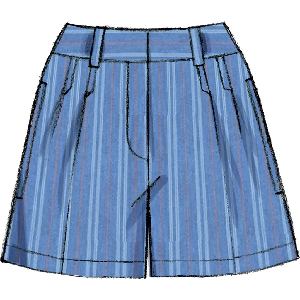 Vogue Pattern V9008 Misses' Shorts